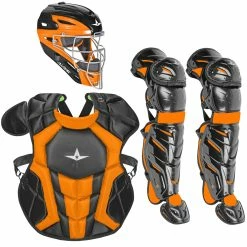 All-Star System7 Axis Travel Team NOCSAE Youth Catcher's Package -Baseball Gloves Sales all star ckcc1216s7xtt blkorg 15828.1678184938