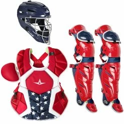 All-Star System7 Axis USA NOCSAE Adult Baseball Catcher's Package