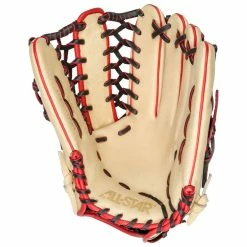 All-Star Pro-Elite 12.75 Inch FGAS-1275PT Baseball Glove - Cream/Black/Scarlet -Baseball Gloves Sales all star fgas 1275pt crscbk 03 13115.1654285265