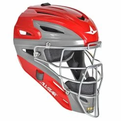 All-Star Graphite Two-Tone Youth Baseball/Softball Catcher's Helmet -Baseball Gloves Sales all star mvp2500gtt sca 39692.1678025788