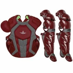 All-Star System7 Axis NOCSAE Adult Baseball Catcher's Gear Set -Baseball Gloves Sales all star s7ancplga blksca 87405.1678170499