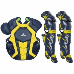All-Star System7 Axis NOCSAE Adult Baseball Catcher's Gear Set -Baseball Gloves Sales all star s7ancplga margld 40742.1678170497