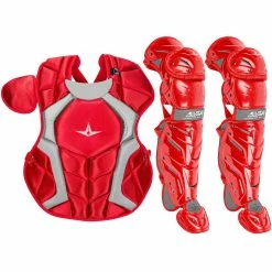All-Star System7 Axis NOCSAE Youth Baseball Catcher's Gear Set -Baseball Gloves Sales all star s7ancplgi sca 20610.1678155991