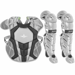 All-Star System7 Axis NOCSAE Youth Baseball Catcher's Gear Set -Baseball Gloves Sales all star s7ancplgi sil 75636.1678155992