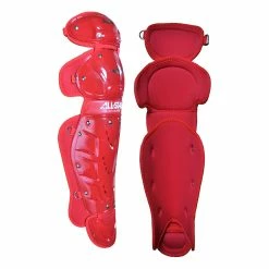 All-Star Player's Series Intermediate Baseball Catcher's Leg Guards -Baseball Gloves Sales allstar lg1216ps sc 38876.1677967862