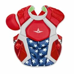 All-Star System7 Axis NOCSAE Adult Baseball Catcher's Chest Protector -Baseball Gloves Sales cpcc40pro sv 89197.1679446089