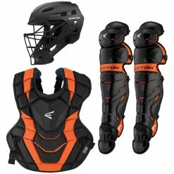 Easton Elite X Adult Baseball Catcher's Set -Baseball Gloves Sales easton elitexset blkorg 19738.1679330148