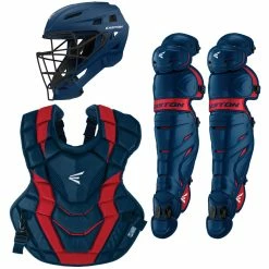 Easton Elite X Adult Baseball Catcher's Package -Baseball Gloves Sales easton elitexset nvyred 44724.1668444303