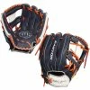 Easton Future Elite 11 Inch FE11 Youth Baseball Glove - Navy/Orange