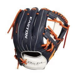 Easton Future Elite 11 Inch FE11 Youth Baseball Glove - Navy/Orange -Baseball Gloves Sales easton fe11 nyor 2 74531.1672792216