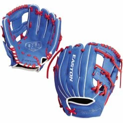 Easton Future Elite 11 Inch FE11 Youth Baseball Glove - Royal/Red