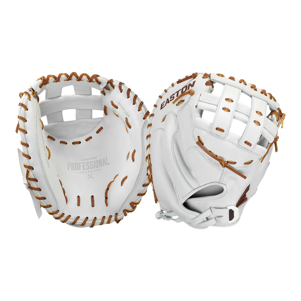 Easton Professional Collection 34 Inch PCFP234 Fastpitch Softball Catcher's Mitt 1 Easton Professional Collection 34 Inch PCFP234 Fastpitch Softball Catcher's Mitt
