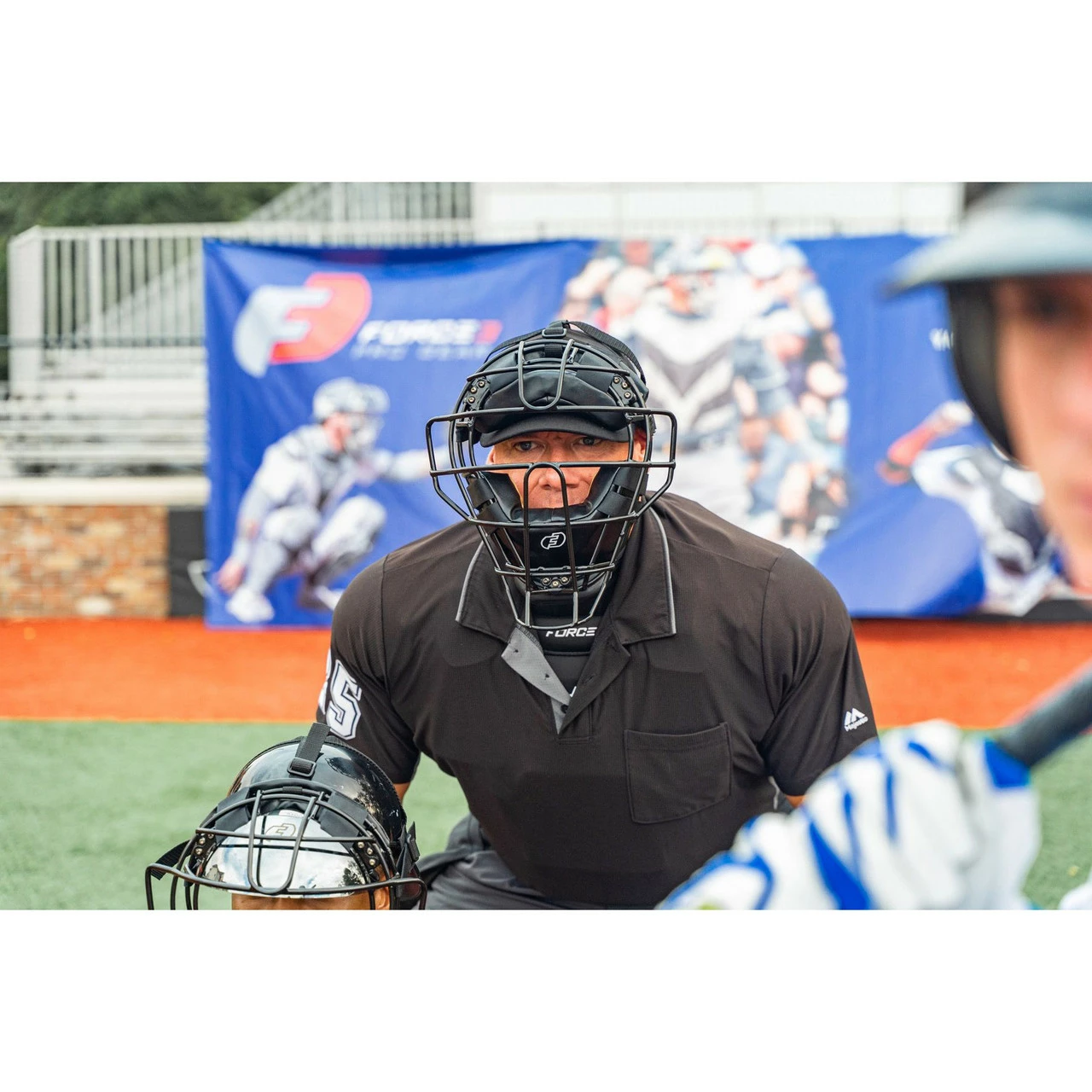 Force3 Defender V2 Traditional Baseball/Softball Catcher/Umpire Mask 4 Force3 Defender V2 Traditional Baseball/Softball Catcher/Umpire Mask - Image 4