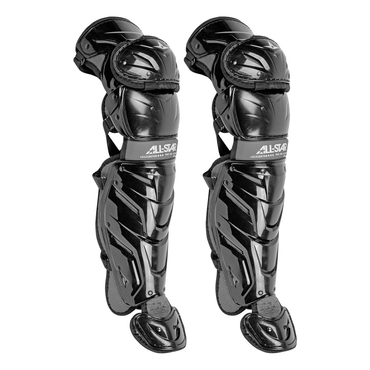 All-Star System 7 Axis 14.5 Inch Intermediate Baseball Catcher's Leg Guards 2 All-Star System 7 Axis 14.5 Inch Intermediate Baseball Catcher's Leg Guards - Image 2