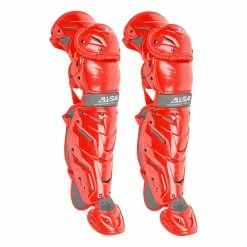 All-Star System 7 Axis 14.5 Inch Intermediate Baseball Catcher's Leg Guards 10 All-Star System 7 Axis 14.5 Inch Intermediate Baseball Catcher's Leg Guards -Baseball Gloves Sales lg1216s7x sc 01 00243.1678779119