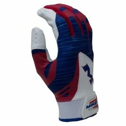 Miken MBGL18 Adult Baseball/Softball Batting Gloves