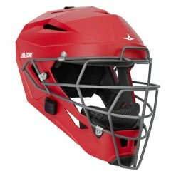 All-Star MVP5 Matte Youth Baseball Catcher's Helmet -Baseball Gloves Sales mvp5m sc 01 12931.1677358109
