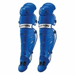 Easton Pro X Intermediate Baseball Catcher's Leg Guards -Baseball Gloves Sales pro x lg ry sl a165414rysl front trans 01 88923.1666383701