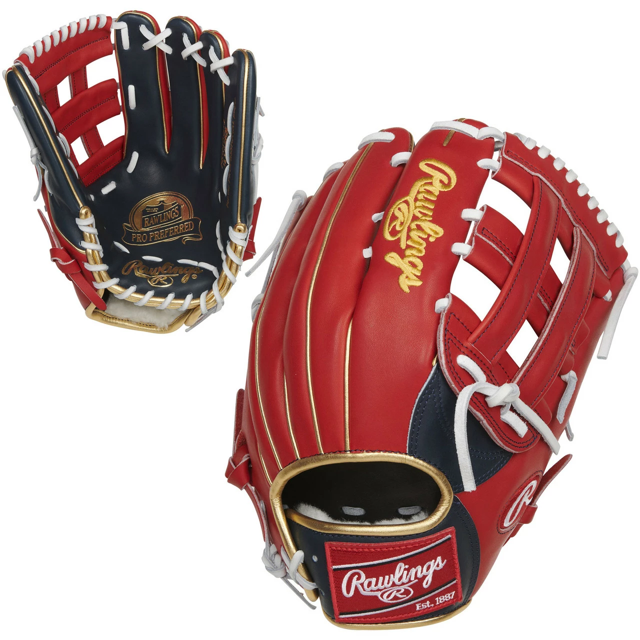 Rawlings Pro Preferred Ronald Acuna Jr. 12.75 Inch PROSRA13 Baseball Glove 1 Rawlings Pro Preferred Ronald Acuna Jr. 12.75 Inch PROSRA13 Baseball Glove