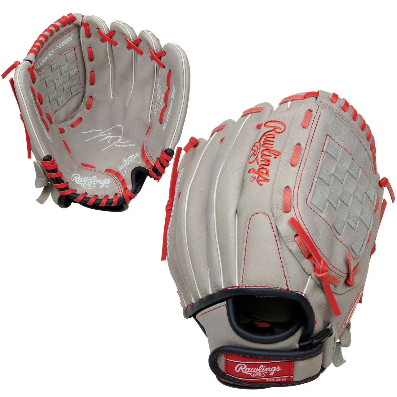 Rawlings Sure Catch Mike Trout 11 Inch SC110MT Youth Baseball Glove 1 Rawlings Sure Catch Mike Trout 11 Inch SC110MT Youth Baseball Glove