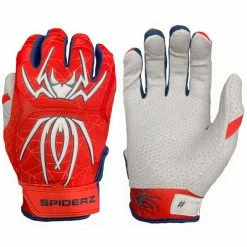 Spiderz Endite Baseball/Softball Batting Gloves -Baseball Gloves Sales spiderz end20 redwhtnvy 17574.1674849895