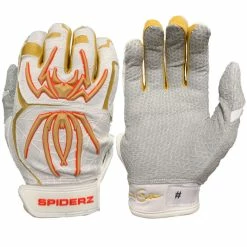 Spiderz Endite Baseball/Softball Batting Gloves -Baseball Gloves Sales spiderz end20 whtvgdred 67451.1674849895