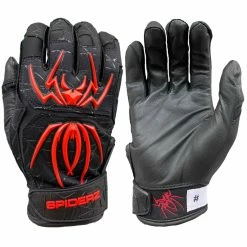 Spiderz 2022 Endite Adult Baseball/Softball Batting Gloves -Baseball Gloves Sales spiderz endite 2022 blkred 55329.1679445974
