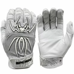 Spiderz 2022 Endite Adult Baseball/Softball Batting Gloves -Baseball Gloves Sales spiderz endite 2022 grywht 31455.1679445974