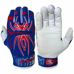 Spiderz 2022 Endite Music City Adult Baseball Batting Gloves -Baseball Gloves Sales spiderz musiccity rylred 01 89446.1679358996