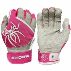 Spiderz PRO Adult Baseball/Softball Batting Gloves -Baseball Gloves Sales spiderz pro21 pnkwht 41621.1679475060