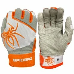 Spiderz PRO Adult Baseball/Softball Batting Gloves -Baseball Gloves Sales spiderz pro21 whtorg 36035.1679475061