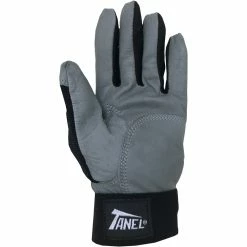 Tanel 360 Smooth Grain Baseball/Softball Batting Gloves -Baseball Gloves Sales tanel tansgtbg gryblk xs 03 31476.1670647773