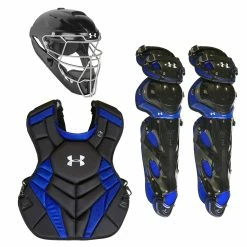 Under Armour UA Pro 4 NOCSAE Adult Baseball Catcher's Package -Baseball Gloves Sales ua uackcc4 blkryl 13112.1678170489