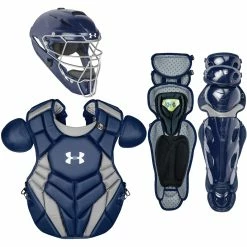 Under Armour UA Pro 4 NOCSAE Adult Baseball Catcher's Package -Baseball Gloves Sales ua uackcc4 nvy 30488.1678170490