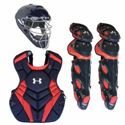 Under Armour UA Pro 4 NOCSAE Adult Baseball Catcher's Package -Baseball Gloves Sales ua uackcc4 nvysca 03607.1678170490