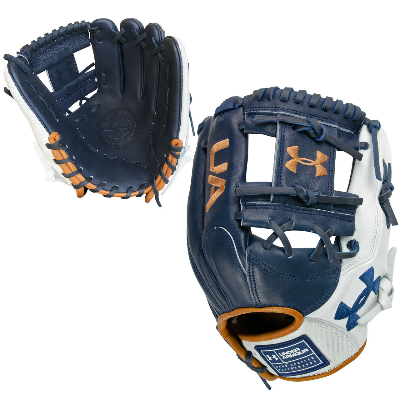 Under Armour UA Genuine 2.0 11.5 Inch UAFGGP2-1150I Baseball Glove - Navy 1 Under Armour UA Genuine 2.0 11.5 Inch UAFGGP2-1150I Baseball Glove - Navy