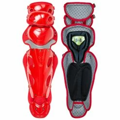 Under Armour UA Pro 4 Intermediate 14.5 Inch Baseball Catcher's Leg Guards -Baseball Gloves Sales ua ualg4 ap sca 35868.1674125491