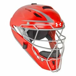 Under Armour Converge 2-Tone Youth Baseball/Softball Catcher's Helmet -Baseball Gloves Sales uahg3 ap sca 98500.1679475131