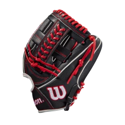 Wilson A2000 Superskin 11.75 Inch 1785SS Baseball Glove -Baseball Gloves Sales wbw100098 2 a2000 if 1785ss blackss black red 15659.1654285474