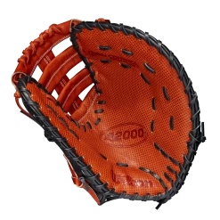 Wilson A2000 Spin Control Superskin 12.5 Inch SC1620SS Baseball First Base Mitt -Baseball Gloves Sales wbw100123 1 a2000 1b 1620ss sc 125 copperdimple blackss 70667.1654284837