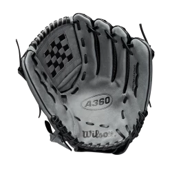 Wilson A360 Carbonlite Series 12.5 Inch Youth Baseball Glove -Baseball Gloves Sales wbw100189 1 a360 baseball 125 black grey 27155.1654285219
