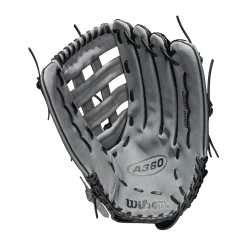 Wilson A360 Carbonlite Series 15 Inch Slowpitch Softball Glove -Baseball Gloves Sales wbw100196 1 a360 slowpitch 15 black grey 56784.1654283796