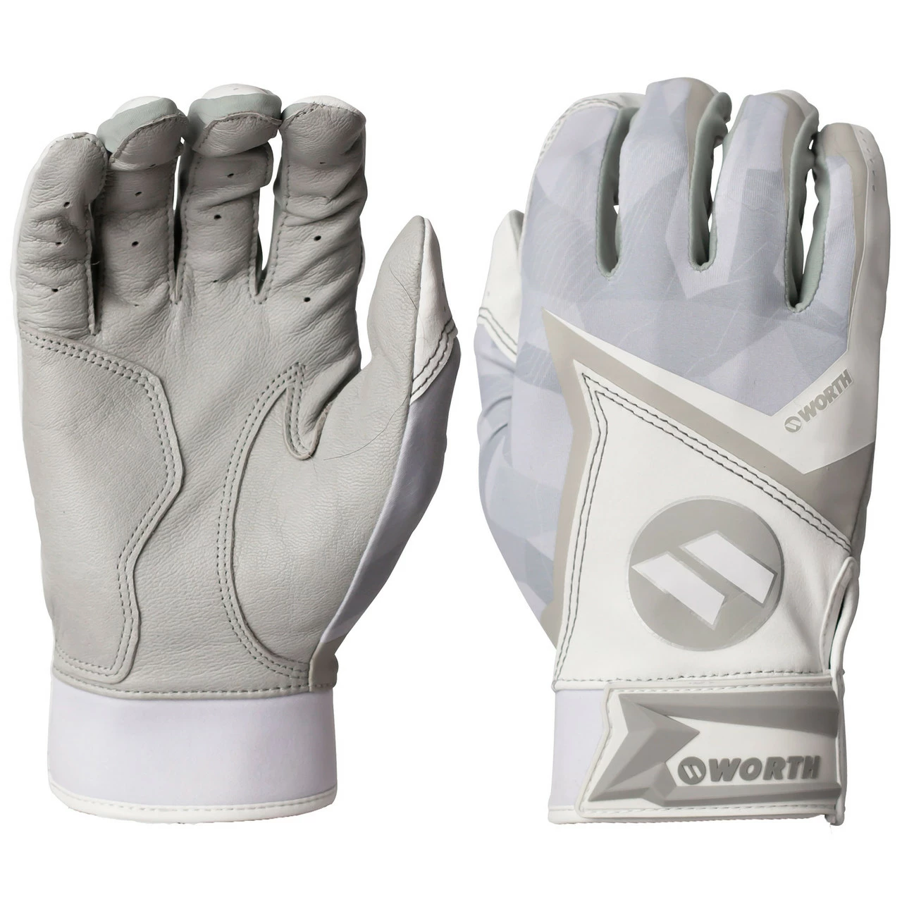 Worth Adult WBGL20 Baseball/Softball Batting Gloves 1 Worth Adult WBGL20 Baseball/Softball Batting Gloves