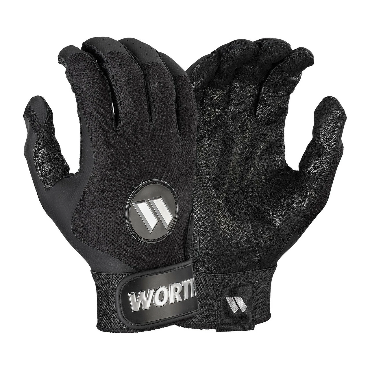 Worth Pro Series Adult Slowpitch Softball Batting Gloves 1 Worth Pro Series Adult Slowpitch Softball Batting Gloves